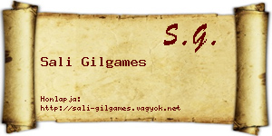 Sali Gilgames névjegykártya